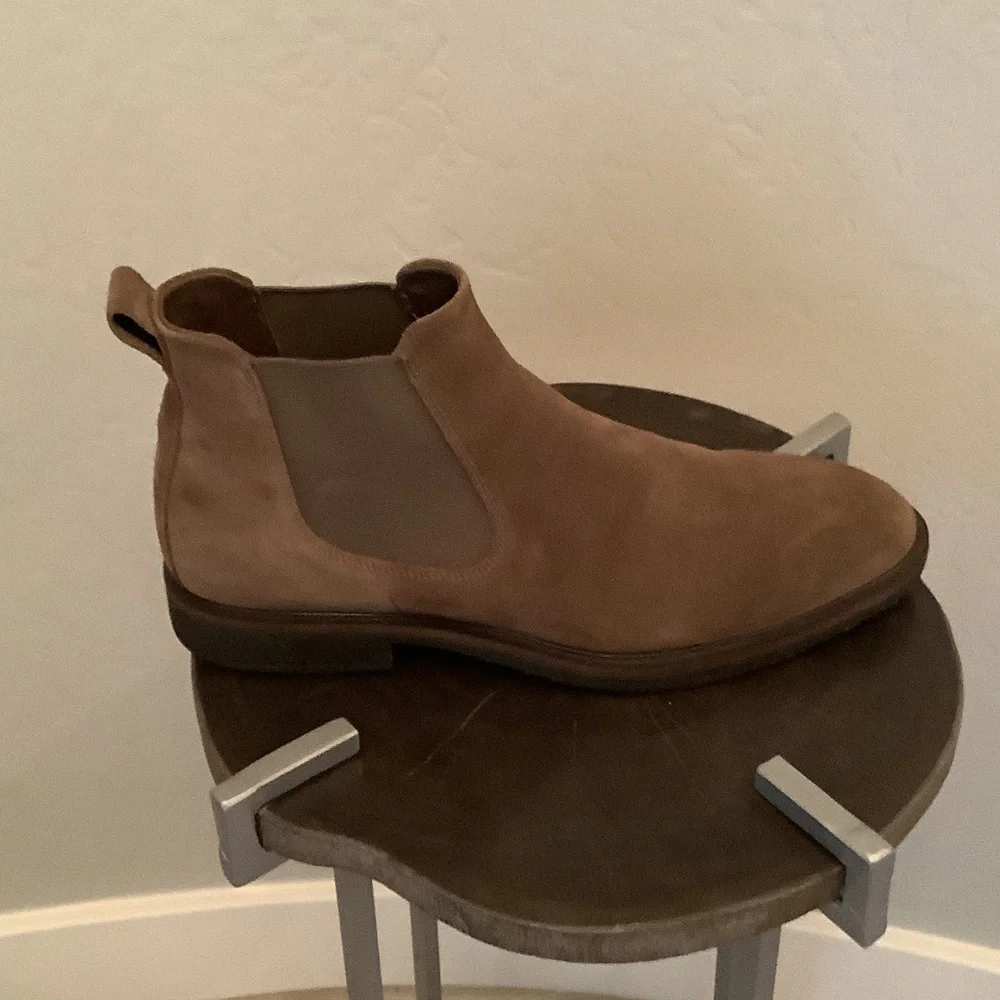 ECCO VITRUS Men's Brown Suede Chelsea Boots SZ 13